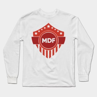 Minor Defense Force Red Out Logo Long Sleeve T-Shirt